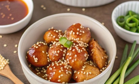 Honey Sriracha Chicken Bites